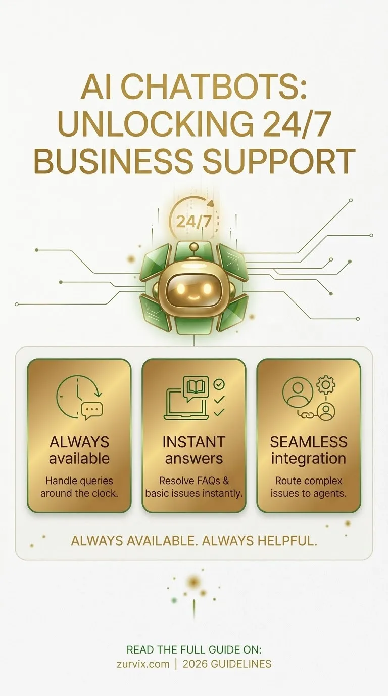 How AI Chatbots Can Help Businesses Handle Customer Enquiries 24/7 - ZURVIX Insights