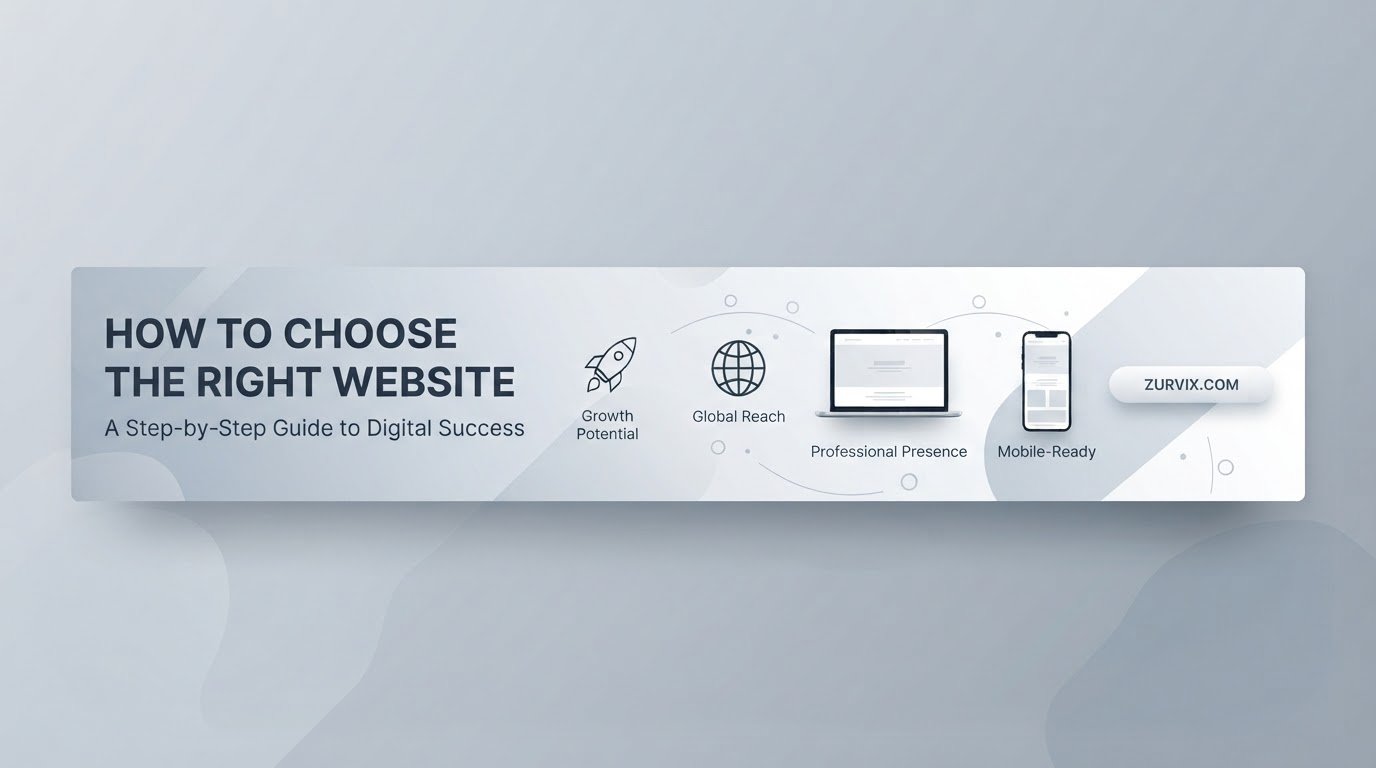 How to Choose the Right Website for Your Business - ZURVIX Insights