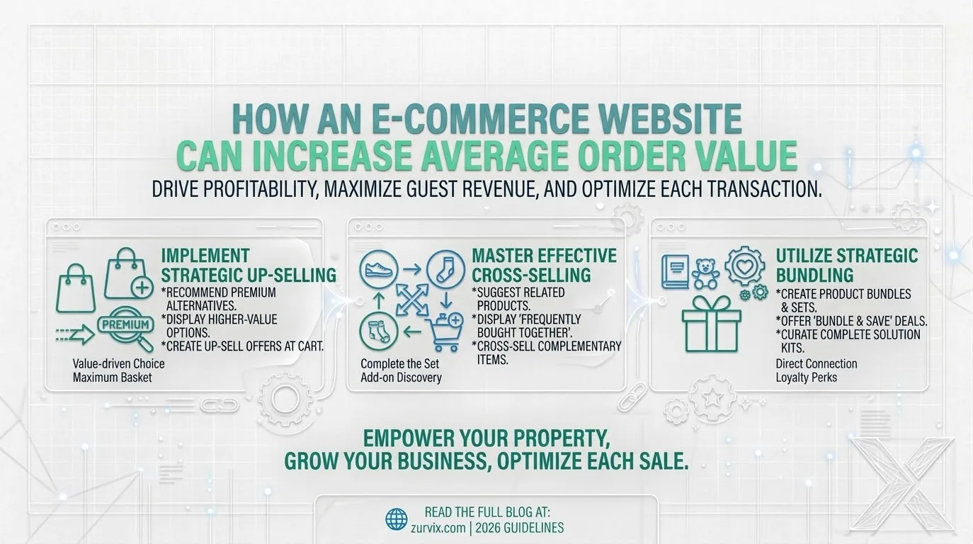 How an E-commerce Website Can Increase Average Order Value - ZURVIX Insights
