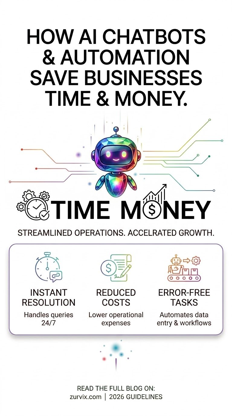 How AI Chatbots & Automation Save Businesses Time and Money