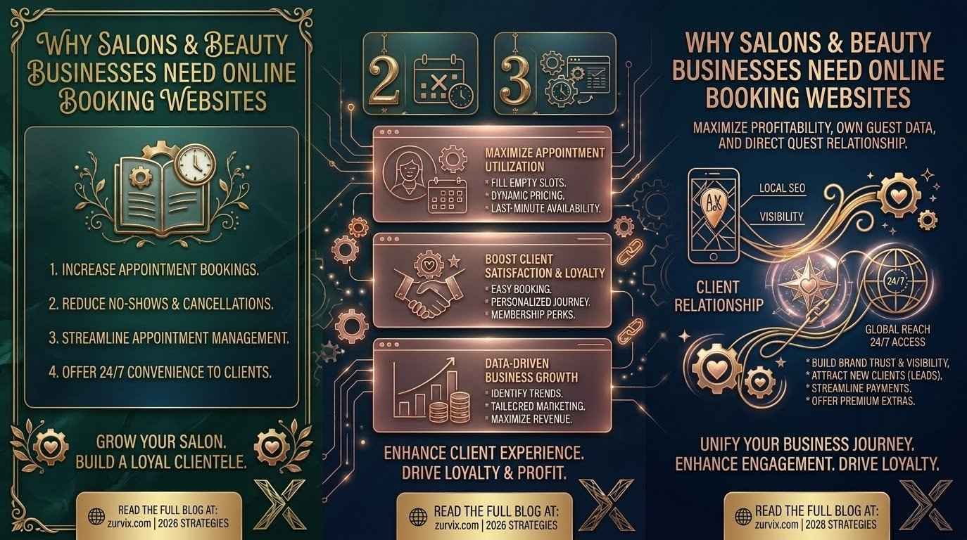Why Salons & Beauty Businesses Need Online Booking Websites