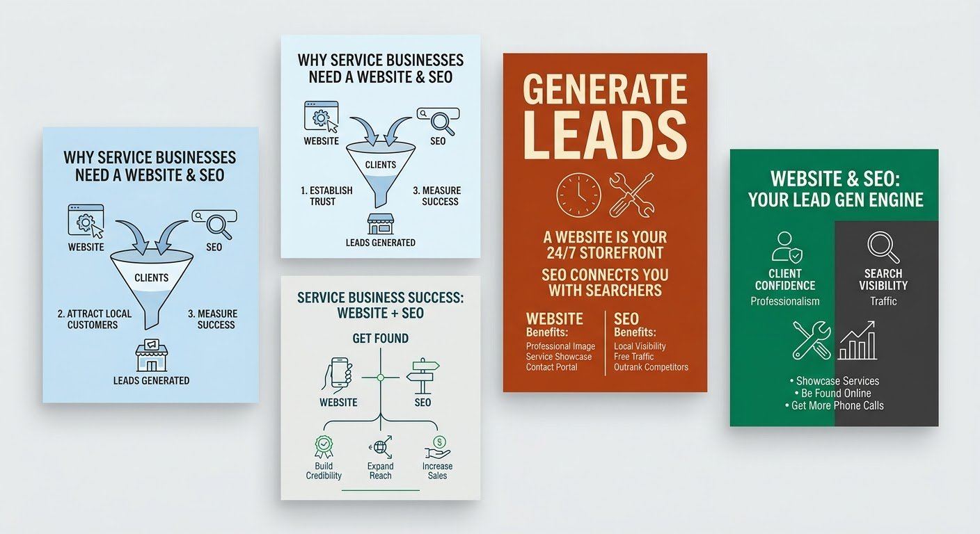 Why Service Businesses Need a Website & SEO to Generate Leads