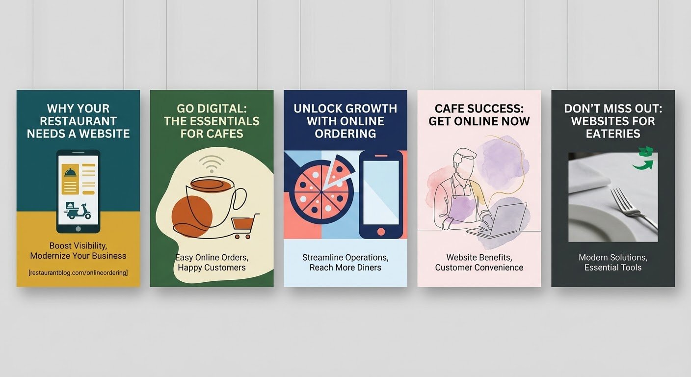Why Restaurants & Cafes Need a Website and Online Ordering System