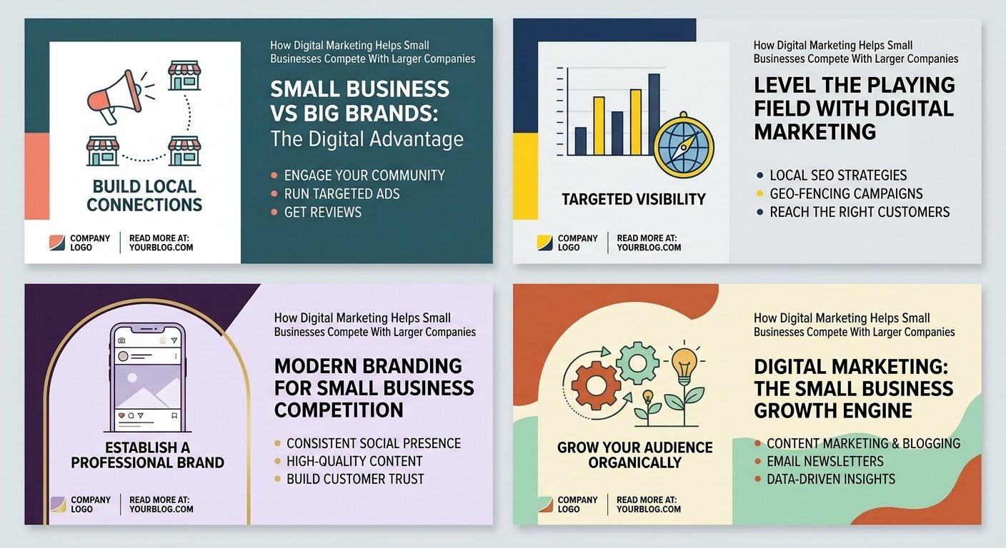 How Digital Marketing Helps Small Businesses Compete With Larger Companies
