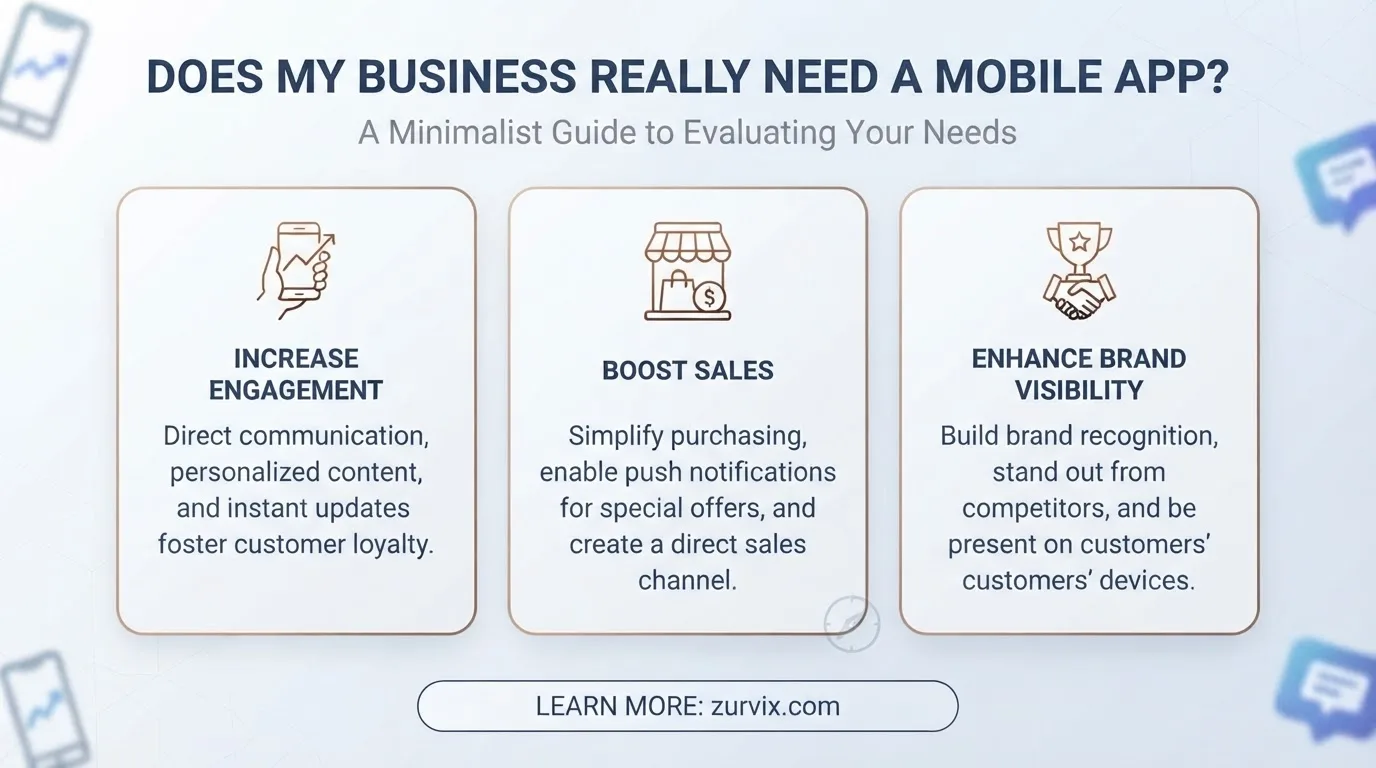 Does My Business Really Need a Mobile App? - ZURVIX Insights