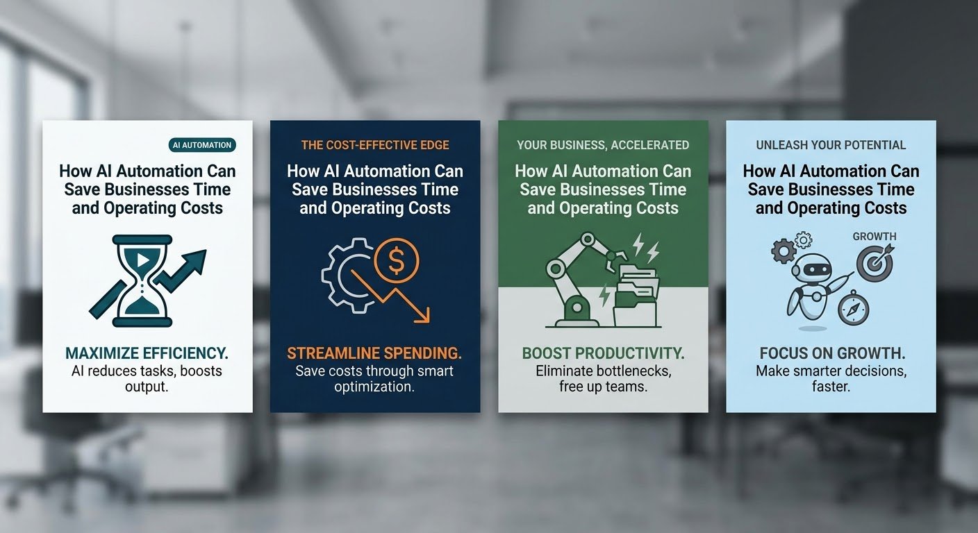 How AI Automation Can Save Businesses Time and Operating Costs